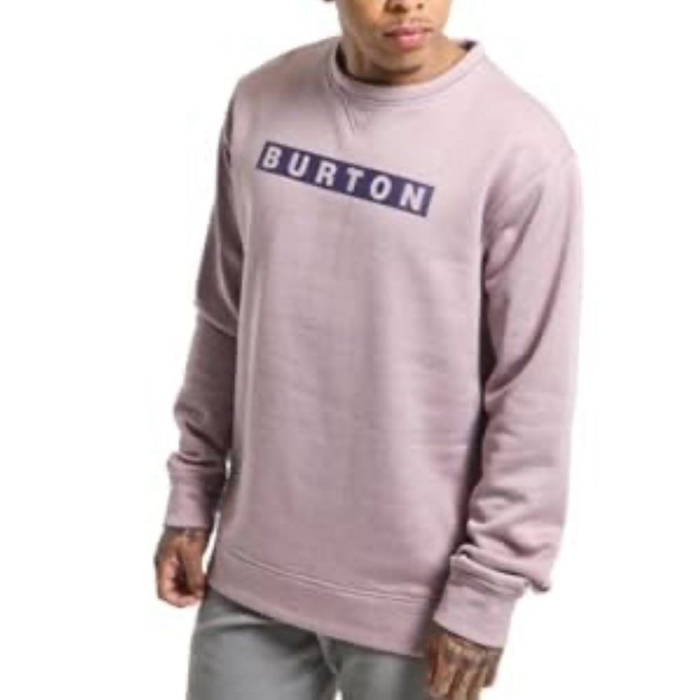 Burton Men's Light Purple Crewneck Sweater